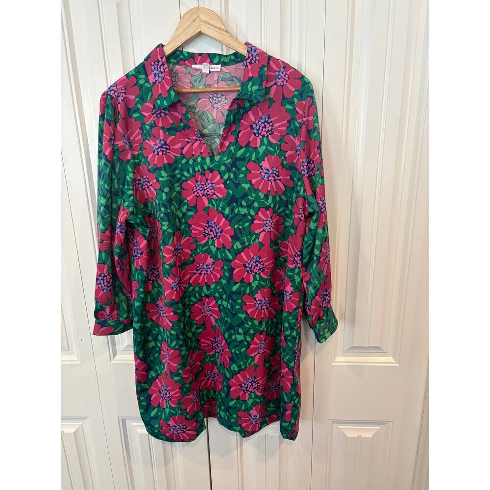 Michelle McDowell Pink Floral Dress Size 1X‎